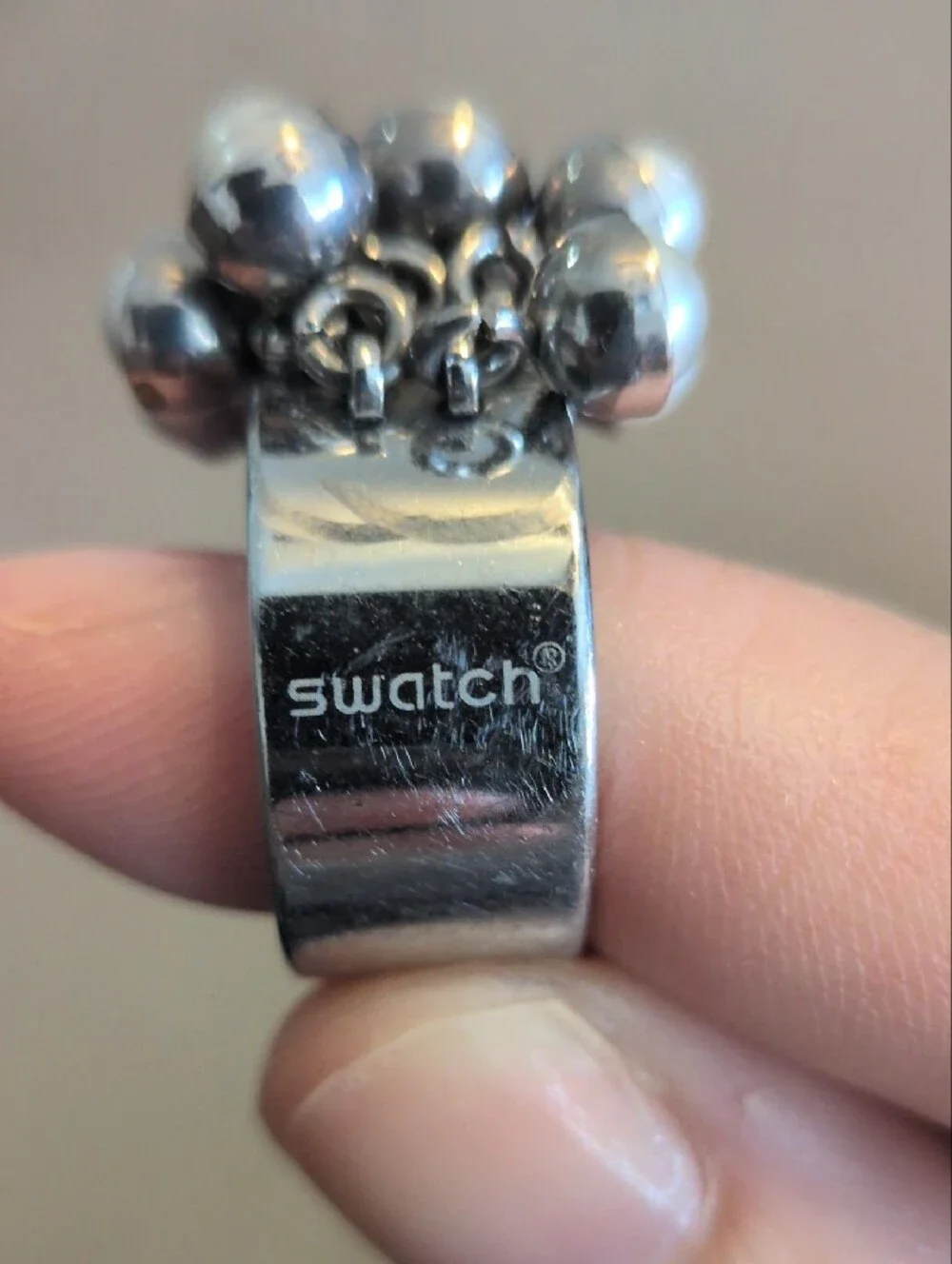 Swatch Silver Pearl Cluster Ring - Silver Pearl